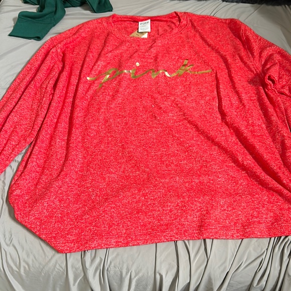 PINK Victoria's Secret Other - NWT pink brand very soft material pajama long sleeve top